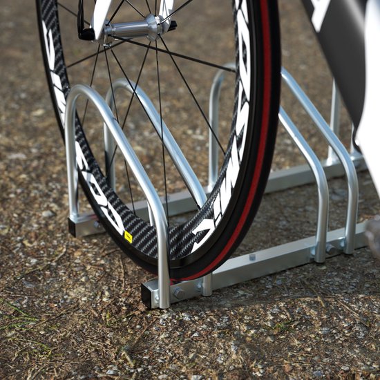 Monzana Fietsenrek 6 Fietsen - Bandbreedte 30-65mm - 37cm Wielafstand