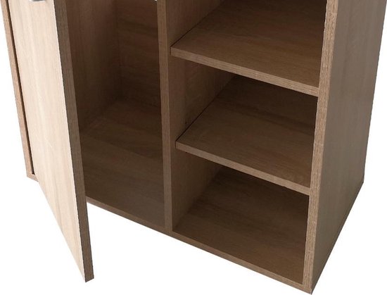 Wastafel onderkast - badkamermeubel - bruin