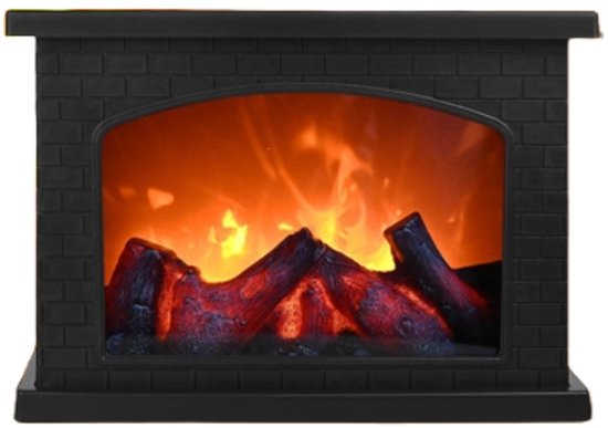 Ceruzo Led Sfeerhaard - H20x12x28 cm- Mini Open Haard Lantaarn