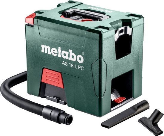 Metabo AS 18 L PC Li-Ion accu alleszuiger / bouwstofzuiger body - L-Klasse - 7,5L