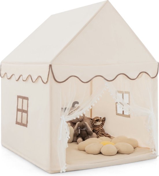 Coast Speelhuis – Massief Houten Frame – 120 x 105 x 140 cm – Beige