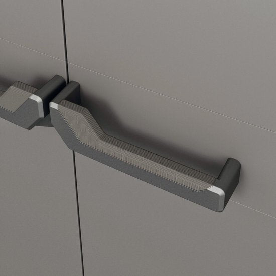 Keter Più Opbergkast - 1 plank - 39x68x83cm - Donkergrijs/Zwart