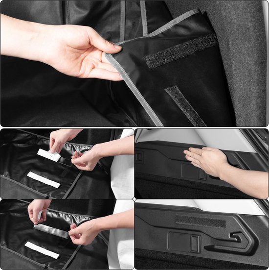 Kingsleeve Kofferbak Bescherming - 180x167cm 600D Oxford - Zwart