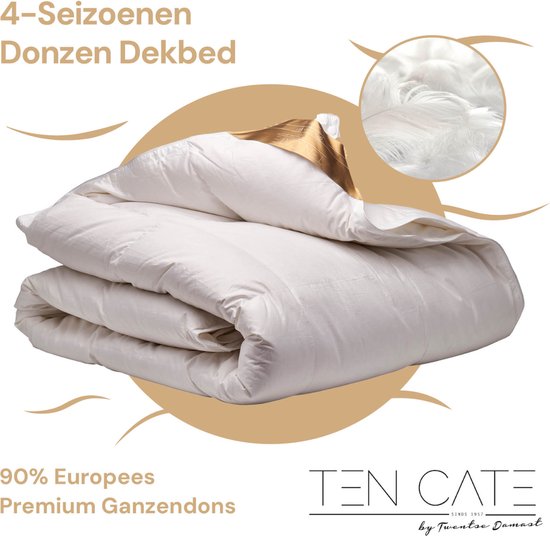 Ten Cate Dekbed - Dekbed 140 x 200 - Donzen Dekbed 140x200 - 90% Ganzendons