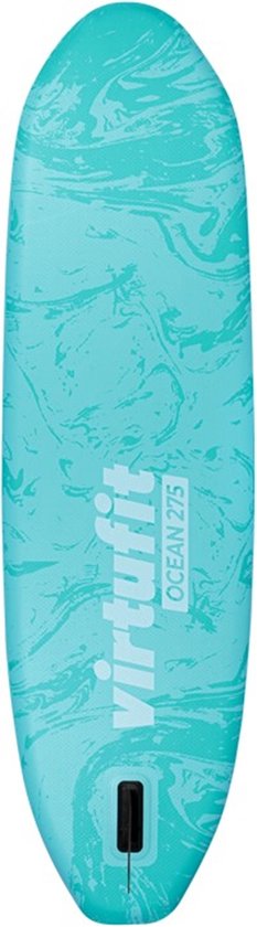 VirtuFit Supboard Ocean 275 - Turquoise - Stand Up Paddle Board - Supboard Opblaasbaar - Voor beginners en gevorderden - Verstelbare peddel - Max. 180 kg - Met accessoires en draagtas