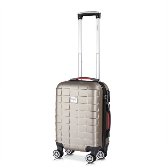 Monzana Exopack Hardcase Koffer - Champagne 53x37x21 cm