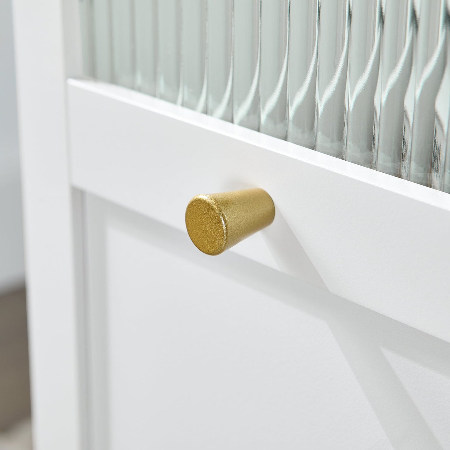 SoBuy FBT150-W Dossierkast Archiefwagen, Printerstandaard en Opbergrek voor Kantoor – Wit, 31 x 60 x 70 cm