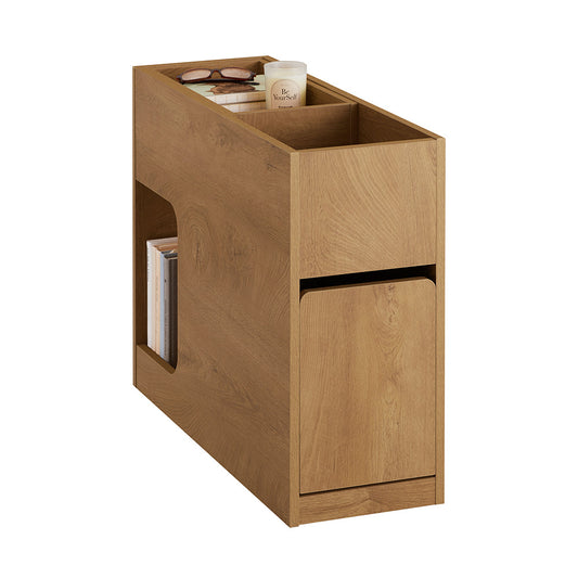 SoBuy Bijzettafel Met Afneembaar Blad - Schuiflade en Open Vak - 70 x 25 x 55 cm - FBT158-N