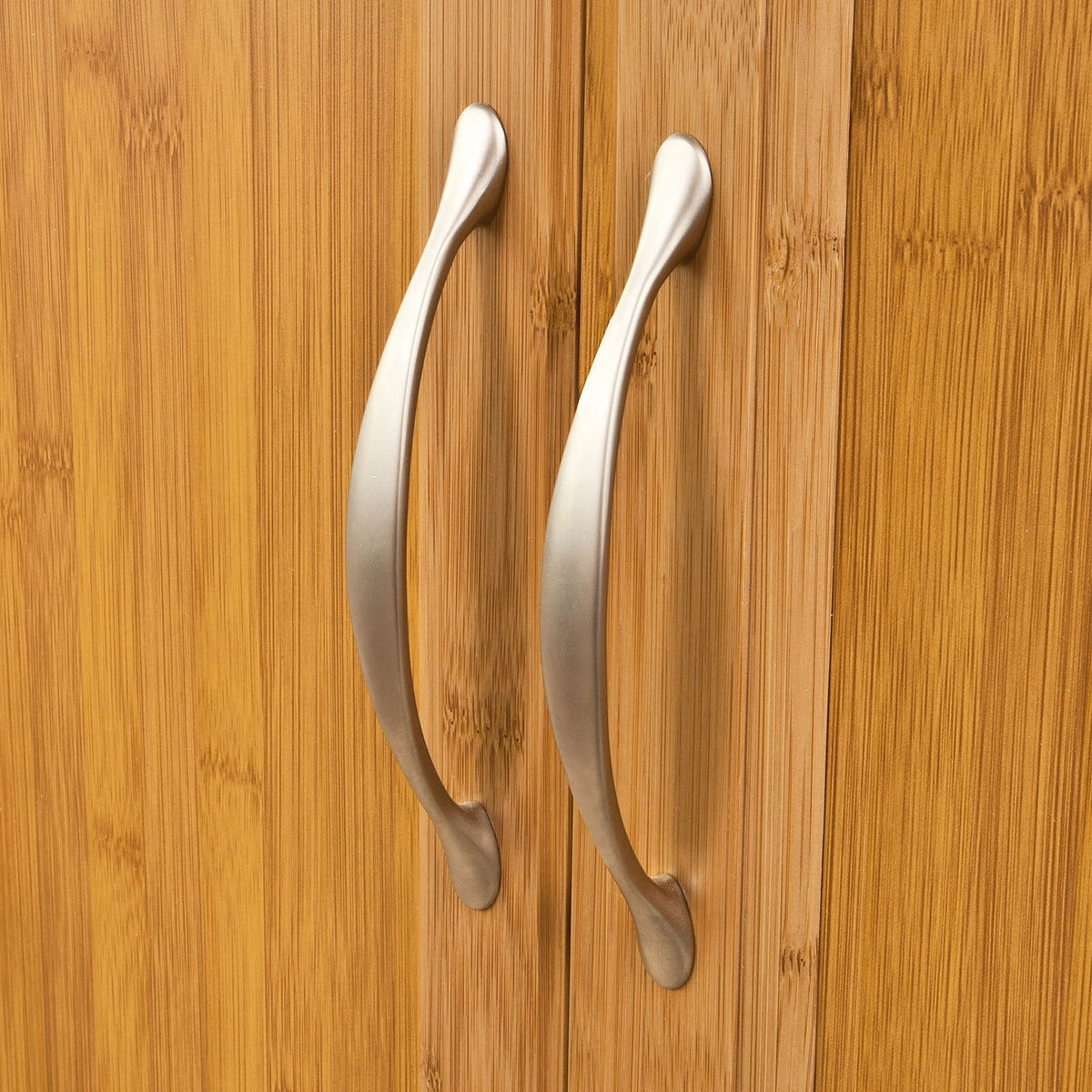 SoBuy Keukentrolley FKW13-N – Bamboe met Roestvrijstalen Top – 66x90x46 cm – Naturel
