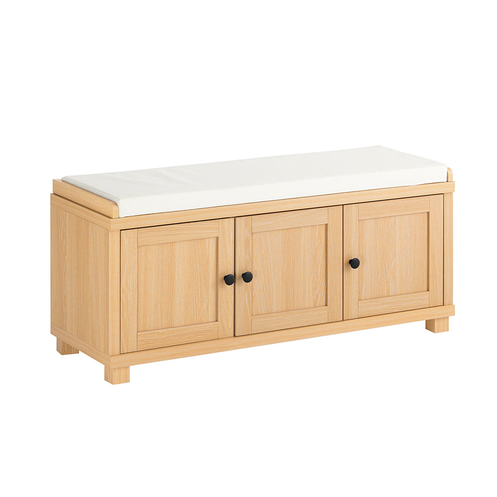 SoBuy FSR188-N Schoenenbank – Comfortabele Zitbank met Opbergruimte voor Hal of Slaapkamer (104 x 35 x 47 cm)