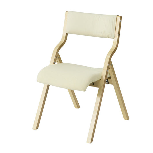 SoBuy Klapstoel comfortbal - Met zacht kussen - Max. 90 kg - Wit