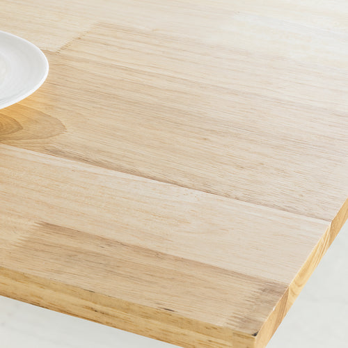 SoBuy - Opklapbare eettafel met opbergkast - Max, 75 kg - 126 x 60 x 98 cm - Naturel