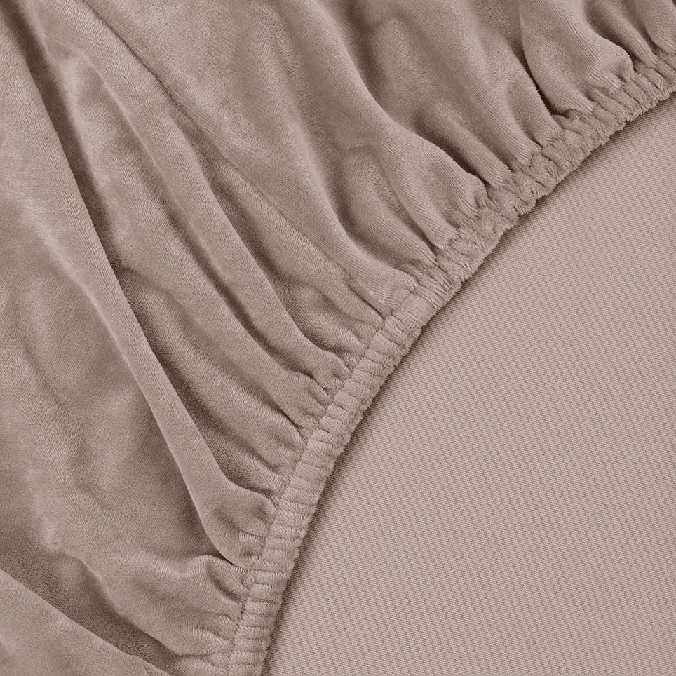 Sjumo dekbedovertrek - duvet - cover set -240x220 cm - taupe