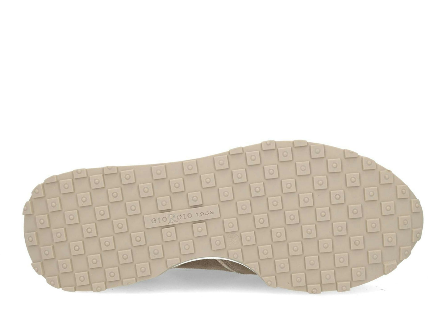 Giorgio Herensneakers Beige Suède – Model 578112 Earth – Hakhoogte 2.5 cm – Breedtemaat H - Maat 42