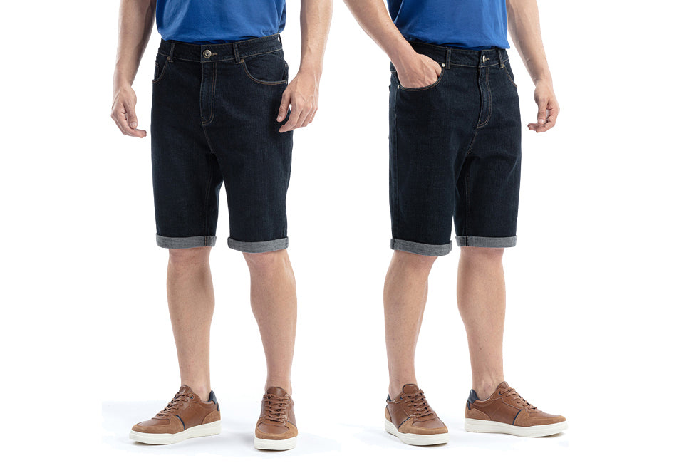 Milanoro - XL - Denim shorts - Heren - Donkerblauw