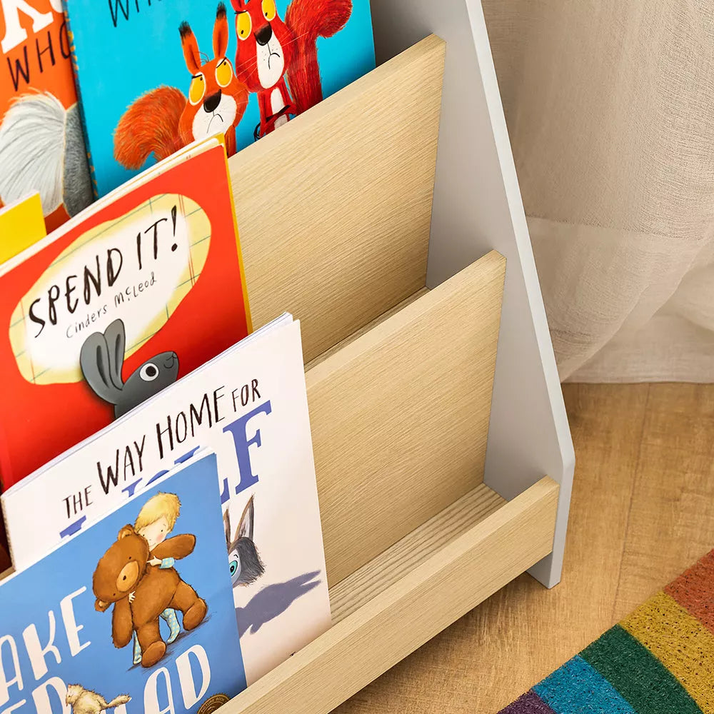 SoBuy Boekenkast - KMB106-HG - MDF - Max. 8kg - 60x30x70cm - Wit