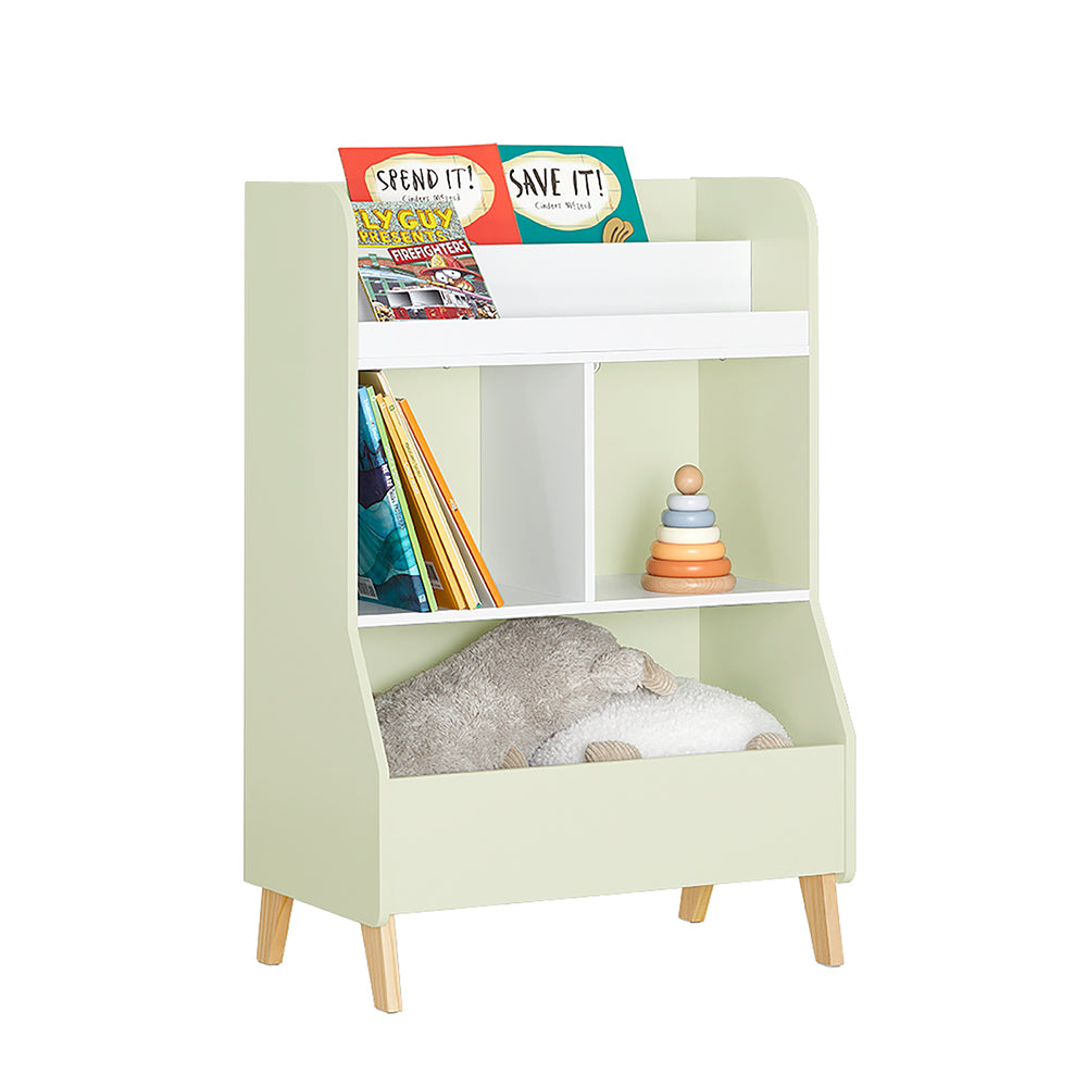 SoBuy Boekenkast - KMB90-GR - voor Kinderen - 60 cm x 36 cm x 89 cm - Groen