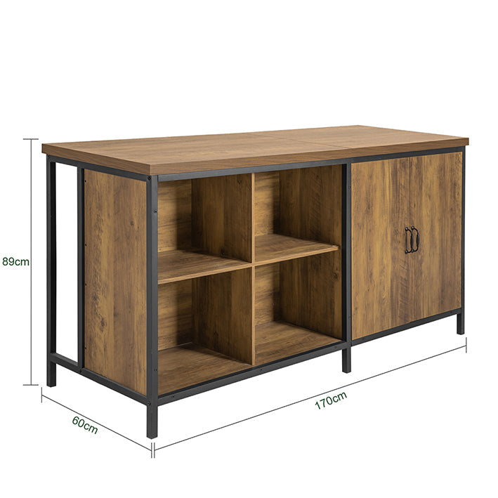 SoBuy Dressoir - Met planken en Lades - Modern - Max. 150 kg - 170 x 89 x60 cm