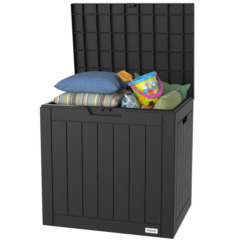 Lifegoods Opbergbox 118L - Houtlook - Waterdicht - Draagvermogen 55 kg