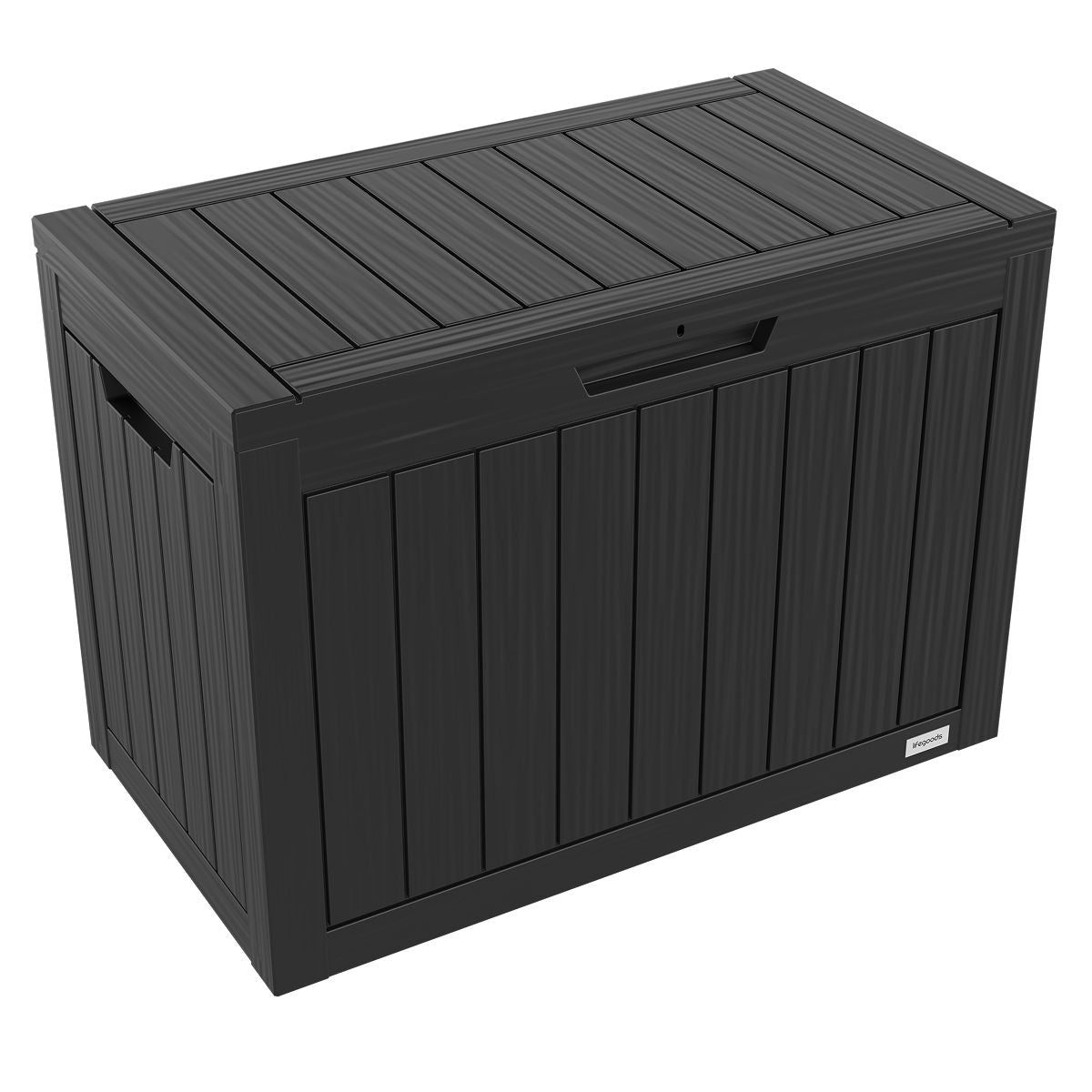 LifeGoods Kussenbox - XS - Kunsstof - 170L - Zwart