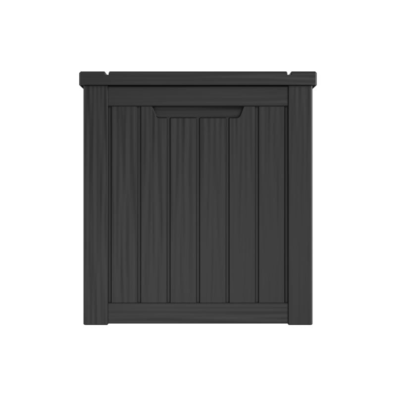 LifeGoods Kussenbox L - Kunststof - 570L - Gasveer - Weerbestendig - XXL Opbergbox - Donkergrijs