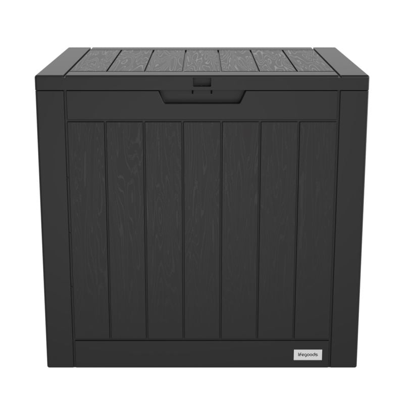 Lifegoods Opbergbox 118L - Houtlook - Waterdicht - Draagvermogen 55 kg