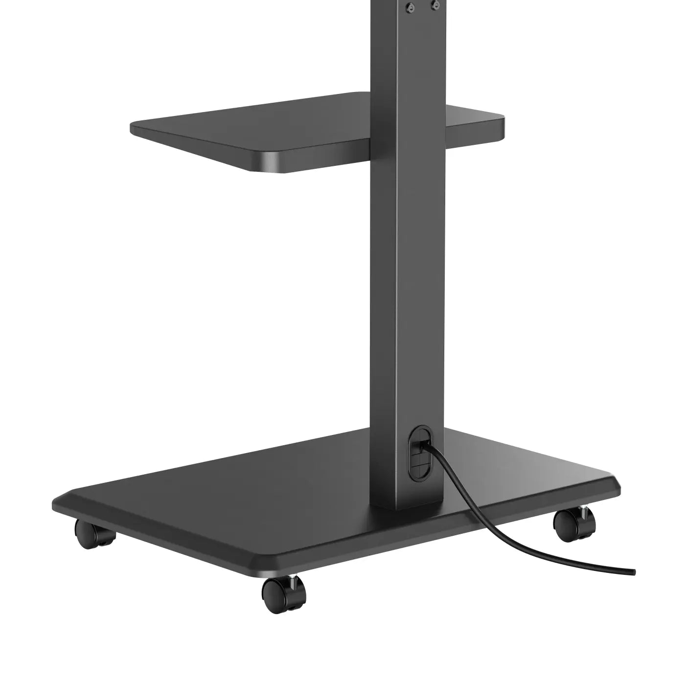 VDD TV Standaard - Verrijdbaar - Draaibaar - 37 tot 75 Inch - 40 x 66 x 152 cm - Zwart