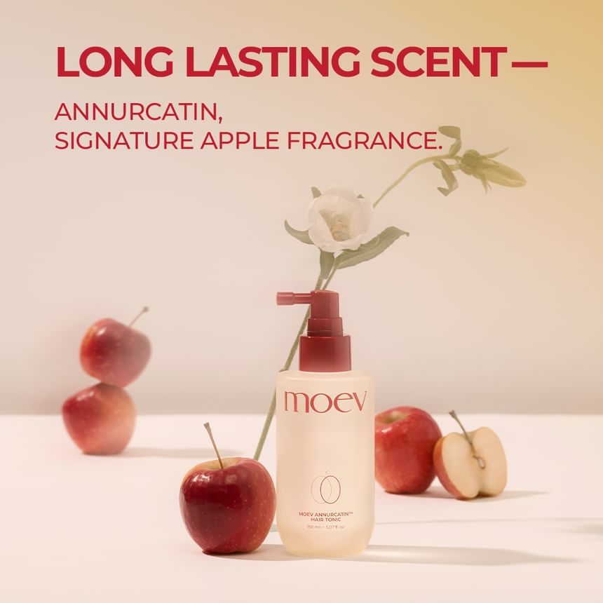 MOEV Annurcatin Hair Tonic 150ml – Hydrateert & Versterkt Haar – Fris Appelgeur