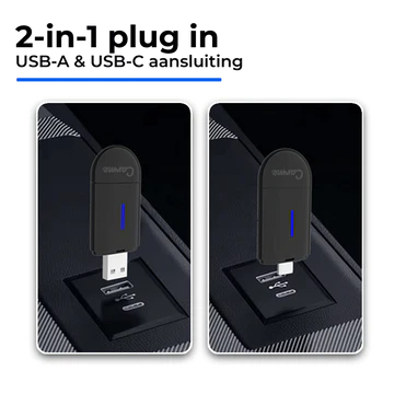 Carme Mini 2-in-1 Car Dongle Voor iPhone & Android