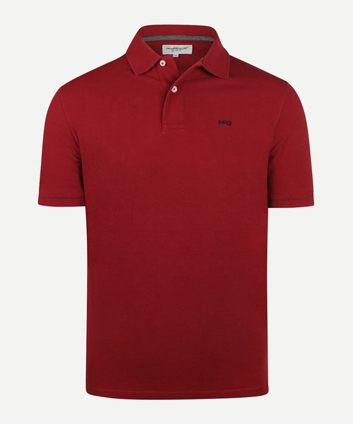 McGregor Klassiek Poloshirt Heren - Dark Red - Maat XL