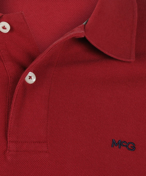 McGregor Klassiek Poloshirt Heren - Dark Red - Maat XL