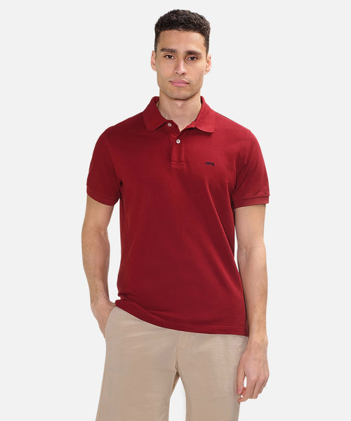 McGregor Klassiek Poloshirt Heren - Dark Red - Maat XL