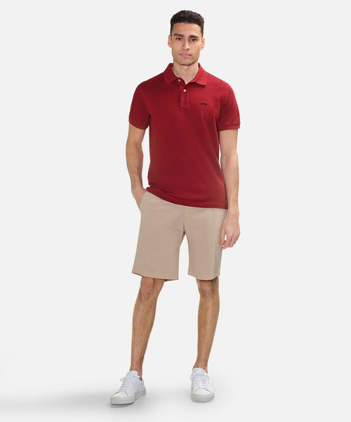 McGregor Klassiek Poloshirt Heren - Dark Red - Maat XL