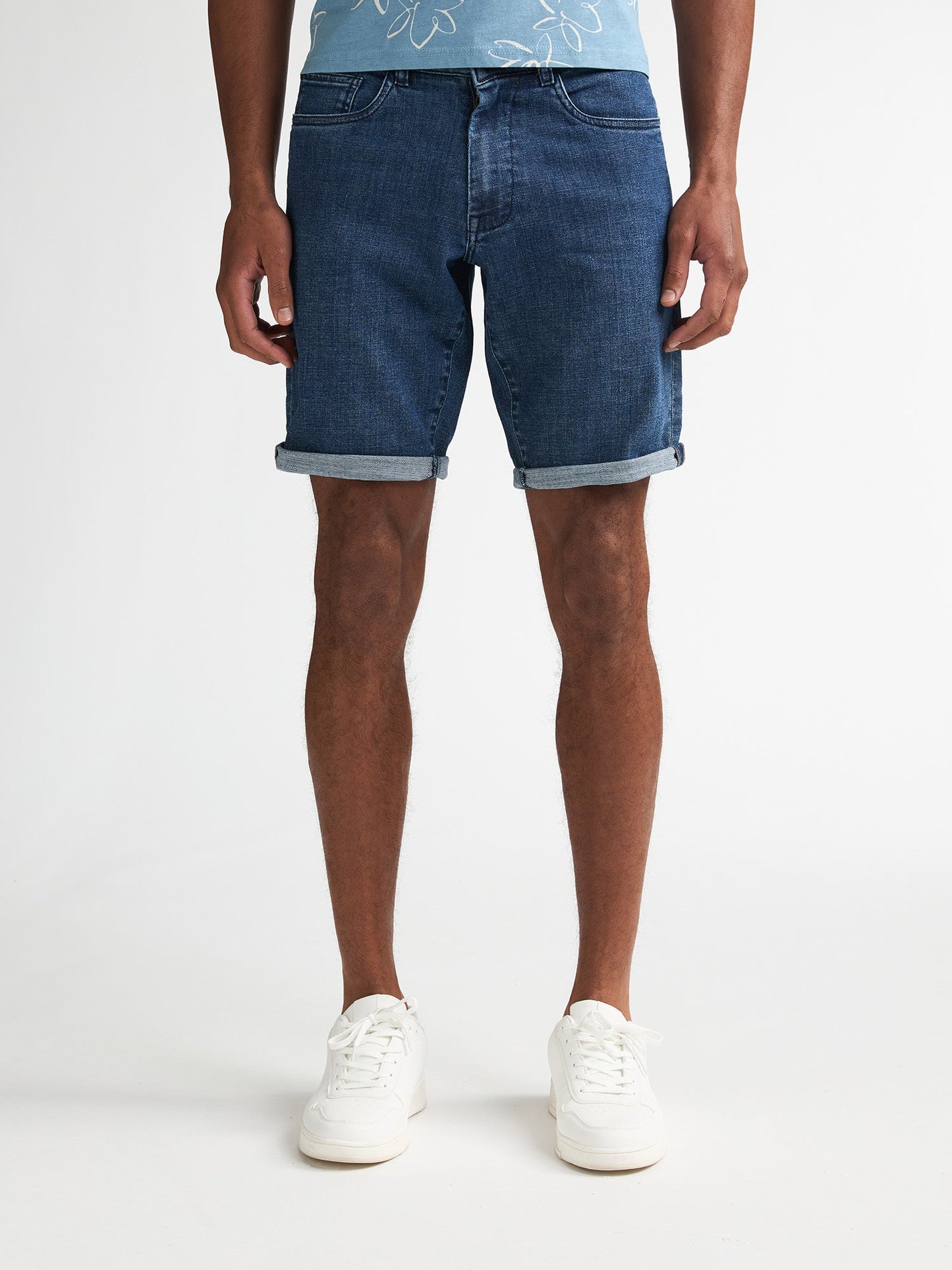 Petrol Industries Denim Shorts Heren Dark Faded M 1060-SHO175-5803-M