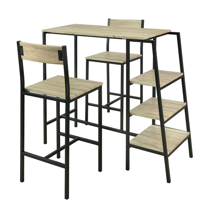 SoBuy Bartafel - OGT16-N - Set 3-delig - 110 x 100 x 45 cm