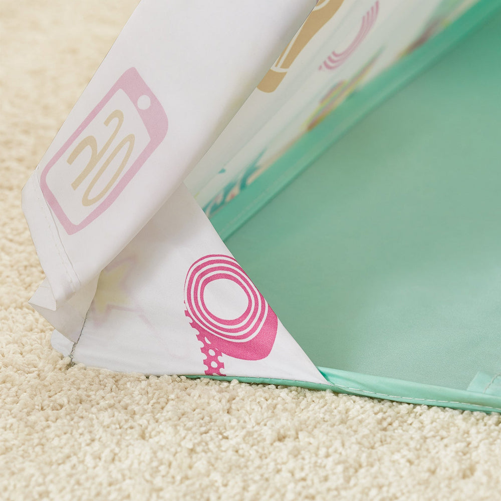 SoBuy OSS06 - Tipi Speeltent voor Kinderen - Met Draagtas - 133 x 133 x 153 cm - Wit/Roze