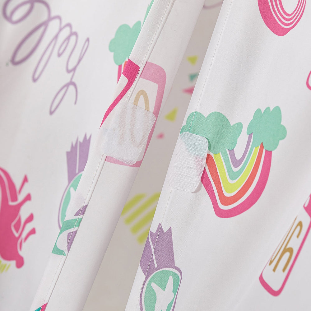 SoBuy OSS06 - Tipi Speeltent voor Kinderen - Met Draagtas - 133 x 133 x 153 cm - Wit/Roze