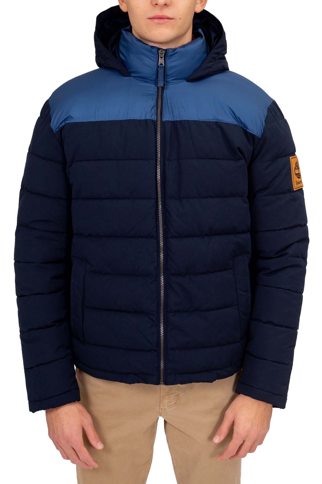 Timberland South Twin Jas - Navy Blauw - Met Logo Patch - Maat 3XL
