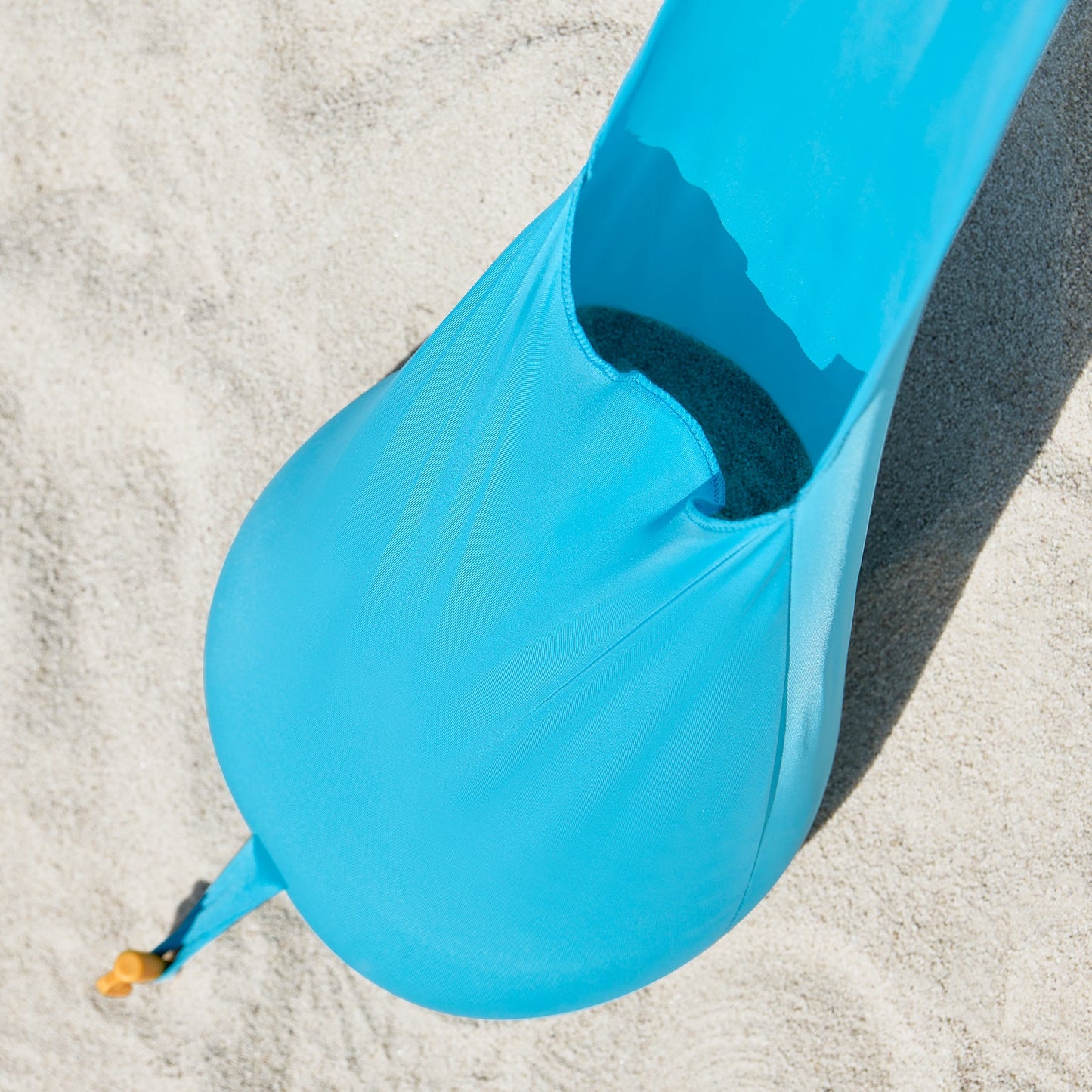 SoBuy Strandtent 400x400x200 cm Turkoois – Lycra Polyester Anti-UV UPF 30 – Draagbare Strandluifel met Draagtas