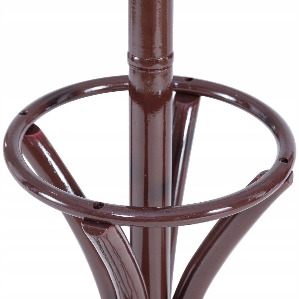Coast Kapstok met Parapluhouder en 12 haken - 51 x 51 x 184 cm - Bruin