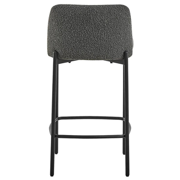 Rousseau Barstoel Ella - Set van 2 - H85 x B37 x D42 cm - Grijs