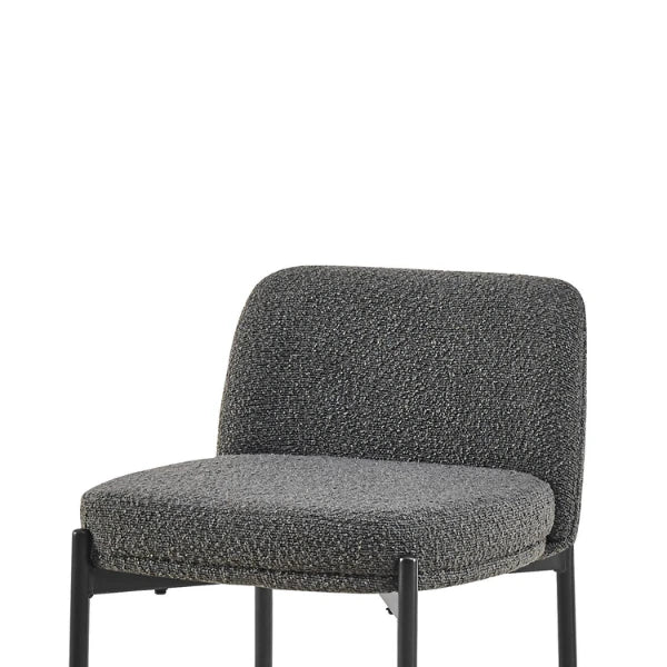 Rousseau Barstoel Ella - Set van 2 - H85 x B37 x D42 cm - Grijs