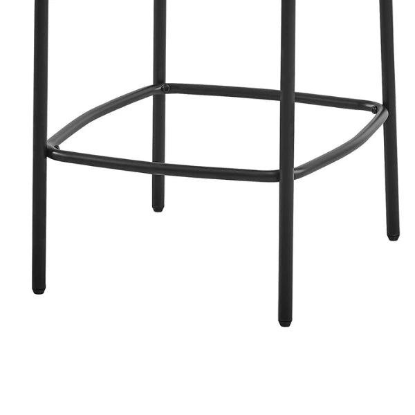 Rousseau Barstoel Ella - Set van 2 - H85 x B37 x D42 cm - Grijs