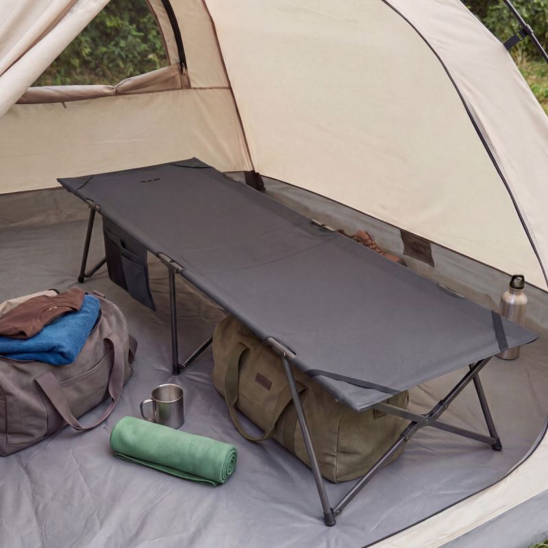 Trvlmore veldbed - 213 x 79 x 50 cm - extra groot - opvouwbaar - camping bed