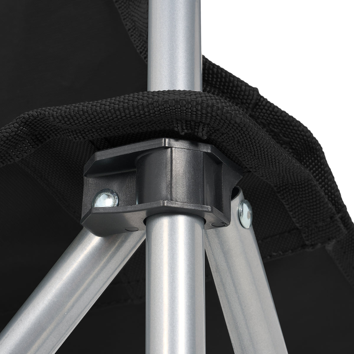 Trvlmore Kampeerstoel Basic – Zwart – 88 x 50 x 83 cm – Inklapbaar – 120 kg draagvermogen