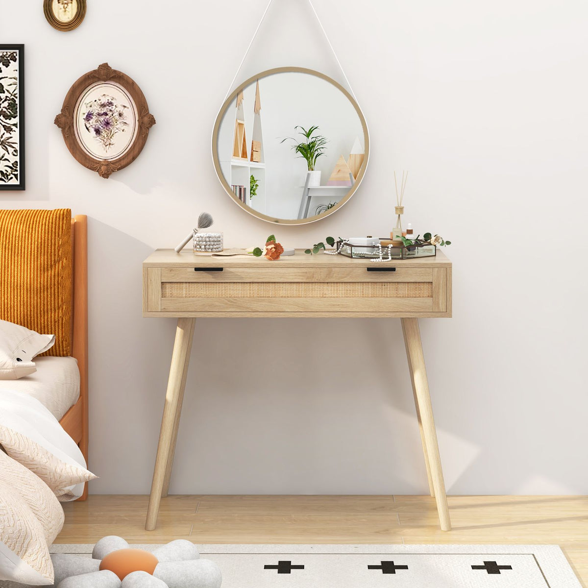 Coast Consoletafel met Lade - Max. 60 kg - 88 x 40 x 77 cm - Natuurlook