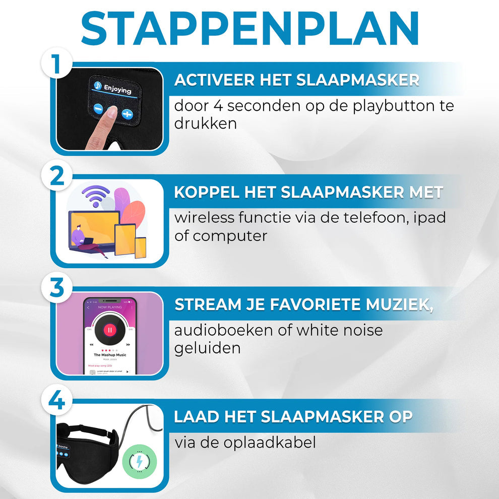 PurelyGoods Slaapmasker Koptelefoon (Wireless)