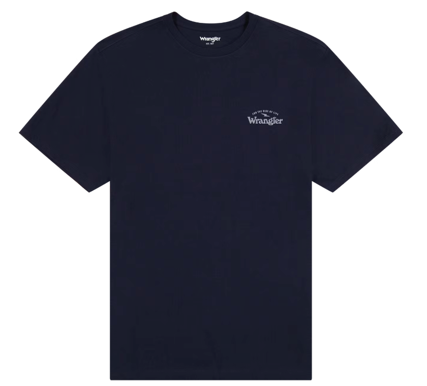 Wrangler Graphic T-Shirt - Navy Blue - Maat S