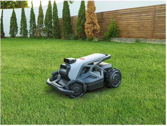 Airseekers Tron 360 AI Robotmaaier – RTK & 360° Cameranavigatie – Mulch Systeem – Tot 2400 m² – Zwart/Grijs