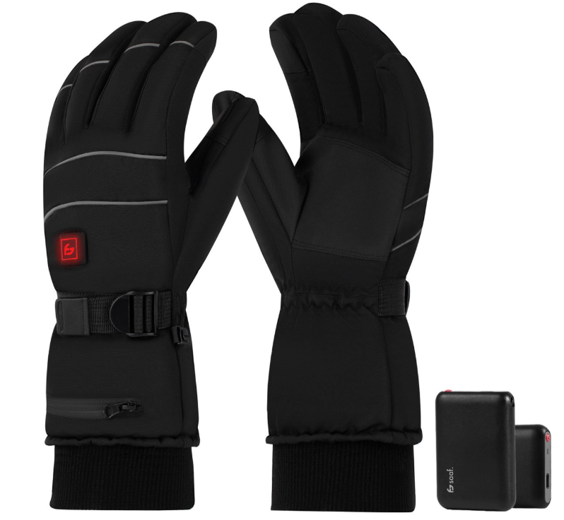 Saaf – Verwarmde Handschoenen Pro – Maat XS – Zwart Polyester – 3 Warmtestanden & Oplaadbaar – Water- & Windafstotend – Optimaal Comfort